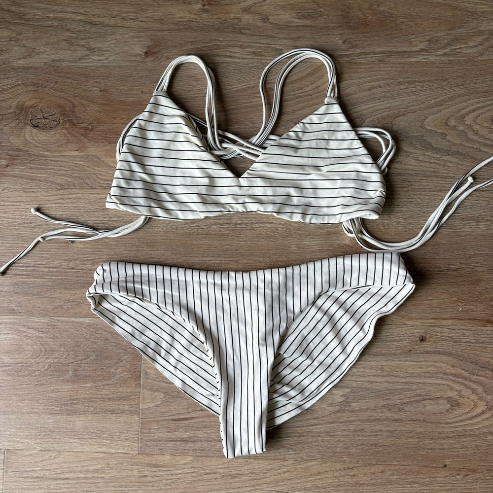 Boys + Arrrows Bikini Set Dylan the Desperado Top and Kiki Bottom Size Medium